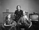 Howard Clark BARBER with wife Mabel and Matilda BAGNALL (nee FARRELL), standing